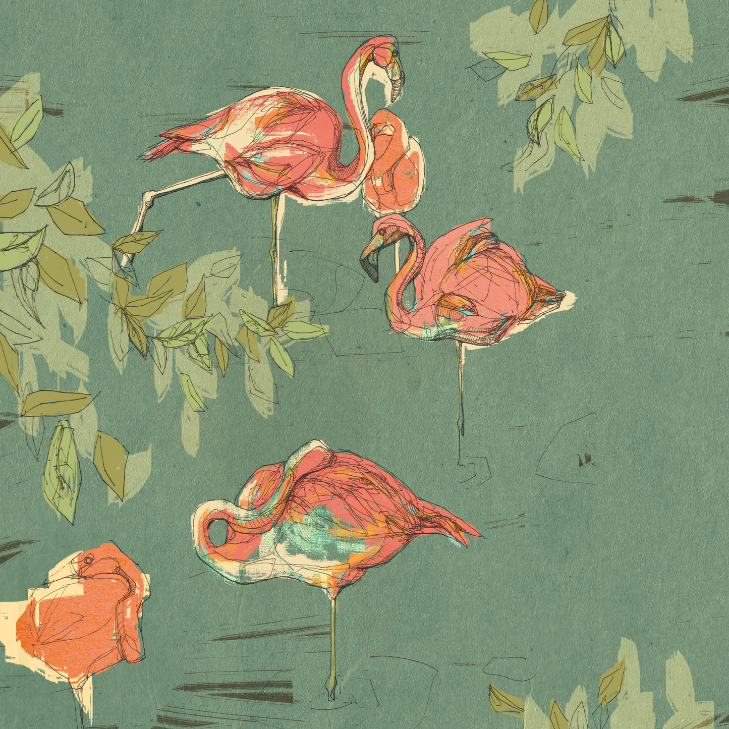 Flamingo Illustration