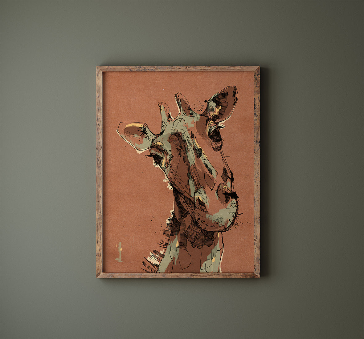 Giraffes Illustration