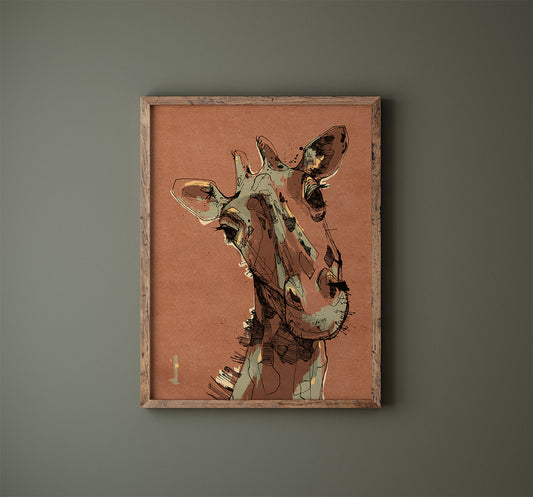 Giraffes Illustration