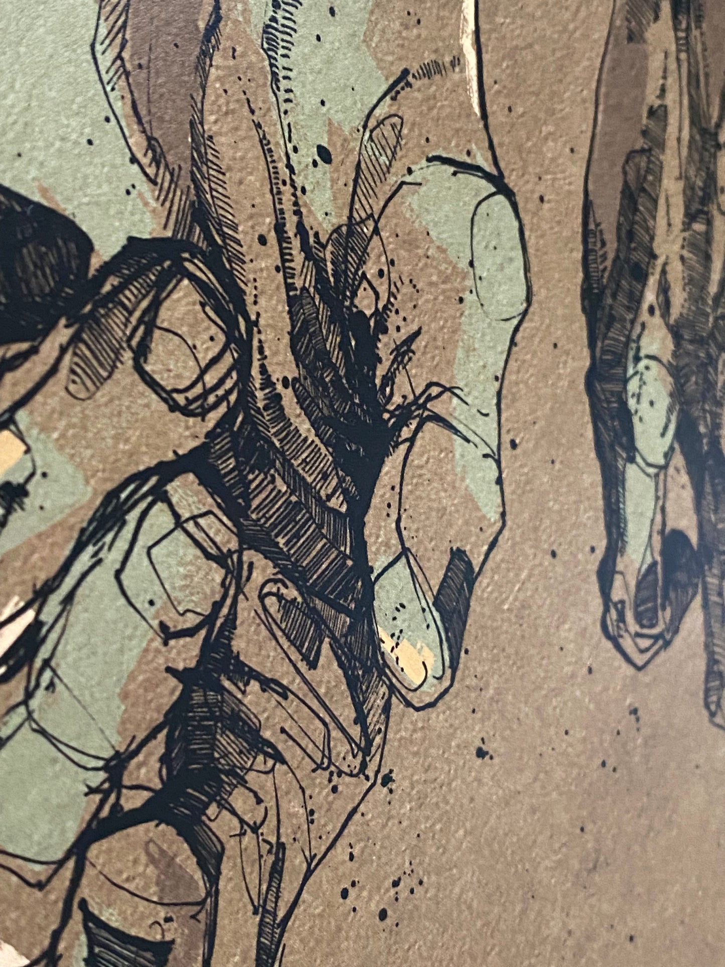 Hands illustration colorful