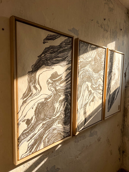 Die zweite Perspektive - limitierte Linoldruckserie