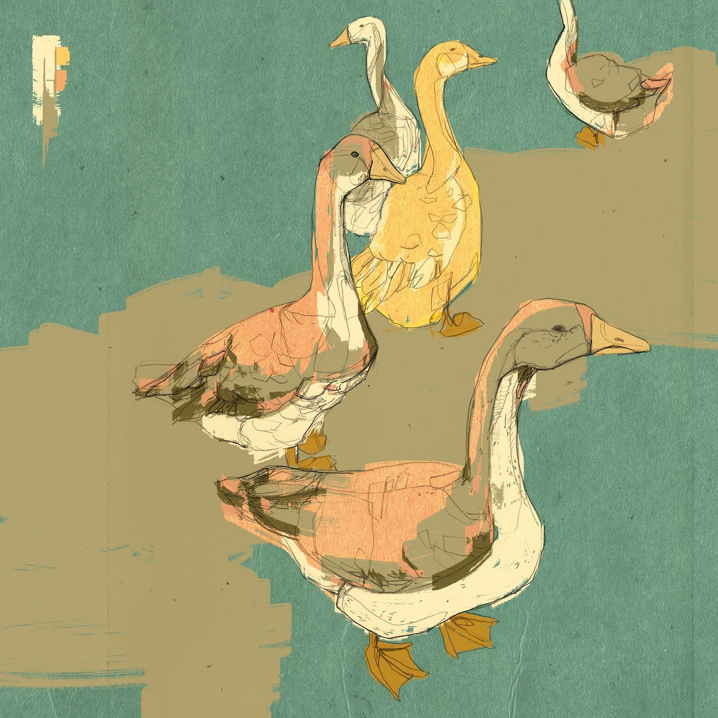 Geese Illustration
