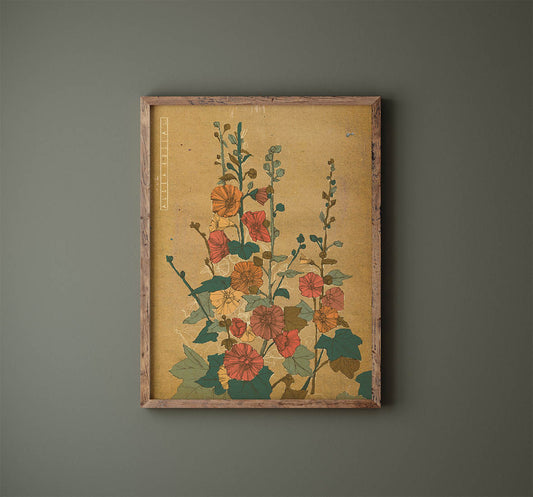 Stockrose Illustration